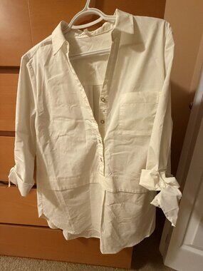 Camber and Grace white tunic top